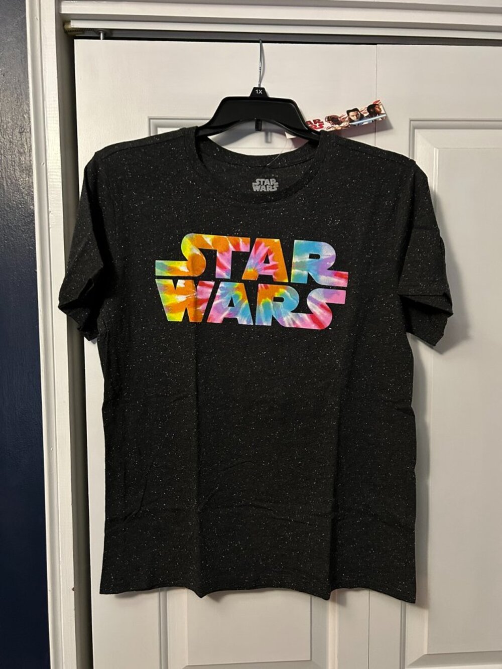 Star Wars Tie Dye Logo Graphic T-Shirt WOMEN'S LARGE L **NWT**